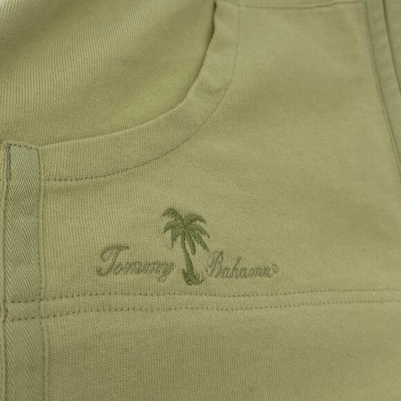 Tommy Bahama 100% cotton Cozy Island Zip Front Hoodie Sweatshirt green size XL - Picture 6 of 7